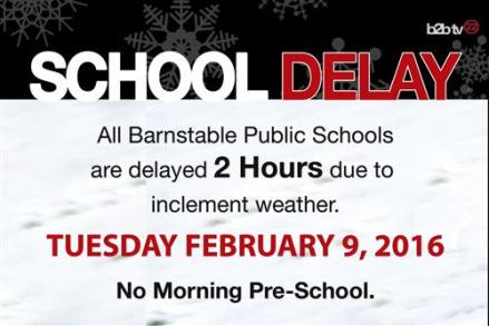 snow day delay